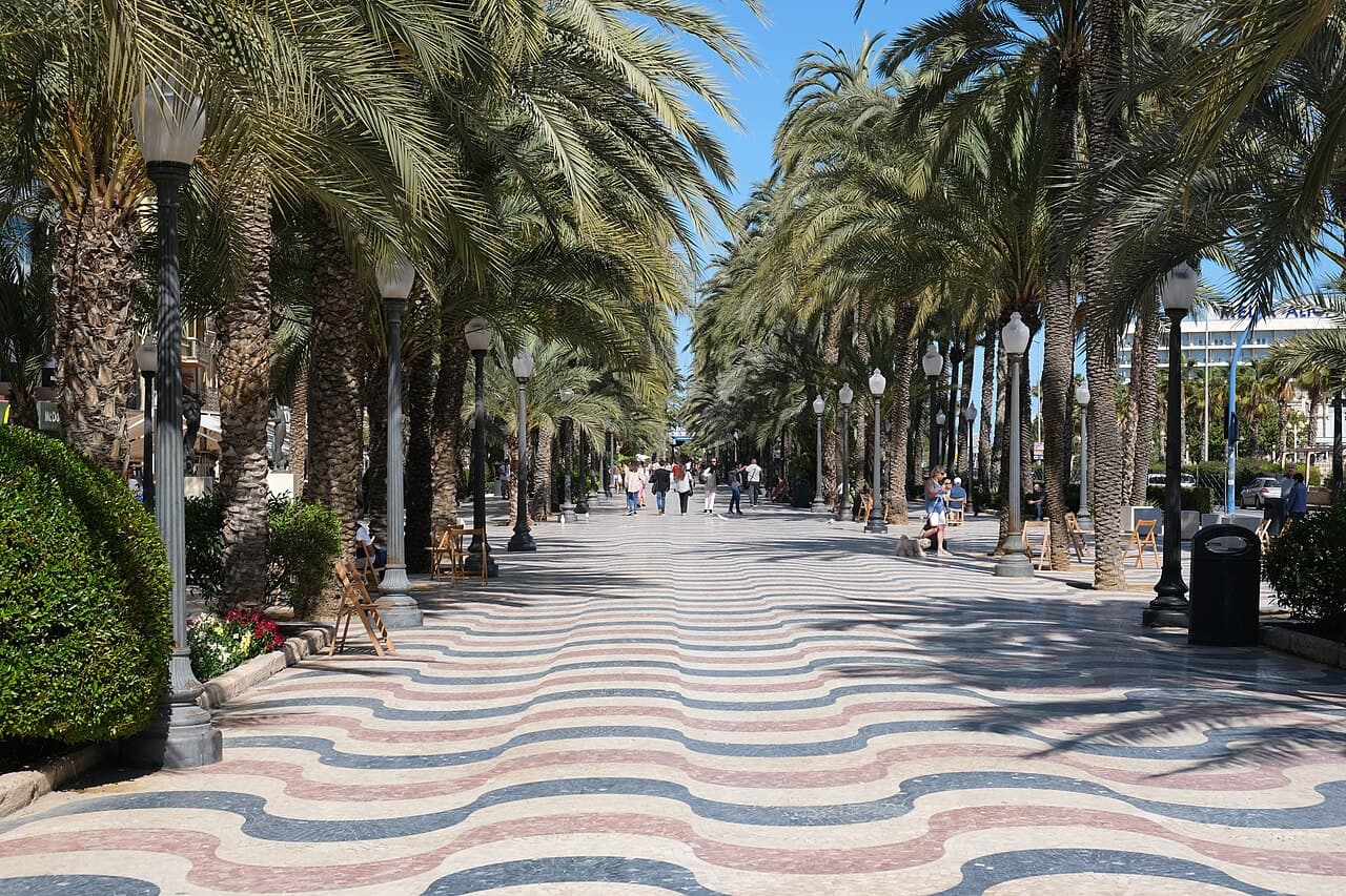 L’Explanada de España, à Alicante